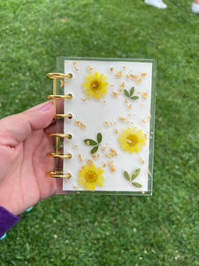 Yellow Flower A7 Notebook